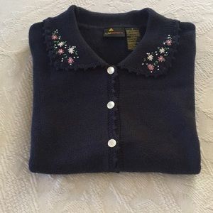 LizSport Women’s Cropped Cardigan Size S